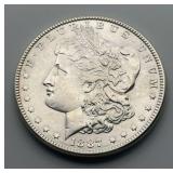 1887 Morgan Silver Dollar UNC