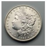 1884 Morgan Silver Dollar UNC