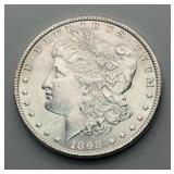 1898 Morgan Silver Dollar UNC