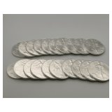 Full US Mint Tube of 2002 American Silver Eagles (20 OUNCES!)