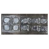 Full Mint Sheet of 2001 Canadian Maple Leaf $5 Coins - 10 OUNCES .9999 SILVER!
