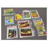 Collection of Nine Impko Travel Souvenir Decalcomanias