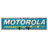 Motorola Rectangular Color TV Advertising Sign