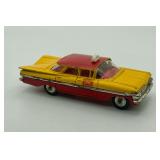 Corgi Toys Chevrolet Impala Taxi Cab — Split-Body Casting Attributed to No. 480, Made in Great Britain, Mid-1960s, No Original Box