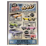 Reproduction 1970 Dodge High-Performance Metal Advertising Sign