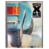 Michelin X M+S Radial Enamel Advertising Sign, French, Mid-20th Century