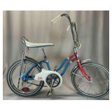 Sears 'Free Spirit' Ted Williams Muscle Bike – Mid-1970s, Red/White/Blue, All-Original