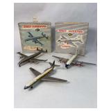 Dinky super toys airplanes 60c, 998, and 60f no box