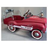 Jet flow drive fire truck peddle car