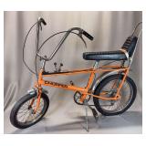 Vintage Raleigh Chopper Mk2 10 Speed Bicycle - Brilliant Orange, Made in Nottingham, England