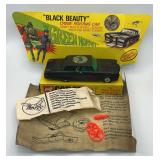 Corgi Toys No. 268 'The Green Hornet's Black Beauty' Crime Fighting Car — Made in Great Britain, 1967–1972, With Display Stand & Secret Instructions, No Outer Box