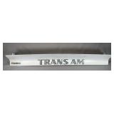 Pontiac Trans Am Rear Spoiler Wing, White Fiberglass (Made into Shelf)