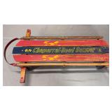 Vintage Kalamazoo Chaparral Road Runner Wooden Wheeled Sled