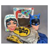 1966 Ben Cooper Batman Costume Set, Size Large (12-14)