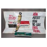 Delco Pleasurizer Advertising Banner and Product Box