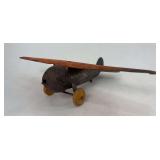 Wyandotte Toys Pressed Steel High-Wing Monoplane — All Metal Products Co., Wyandotte, Michigan, ca. 1930s–1940s