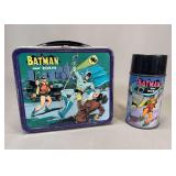 1966 Batman and Robin Metal Lunchbox with Thermos by Aladdin Industries