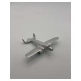Cast Metal Twin-Engine Aircraft Model Replica