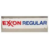 Exxon Regular No Lead Porcelain Enamel Sign