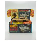 Corgi Toys No. 261 James Bond's Aston Martin DB5 — 'Goldfinger,' 1965–1969, Complete with Ejector Seat, Machine Guns, Overriders, Spare Bandit Figure, Secret Instructions & 007 ID Card, Boxed