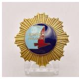 Vintage Eastern Airlines Cap Badge - Sterling Silver