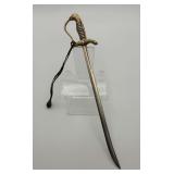Vintage Cuban 'Souvenir de Habana' Miniature Sword Letter Opener