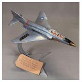 USAF McDonnell F-4C Phantom II Desk Model Airplane, Full Metal by FomAER Italy