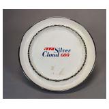 Trans-Texas Airways Commemorative Plate Silver Cloud 600, Bob Elliott Co. (c. 1966)
