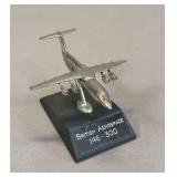 British Aerospace 146-300 Desk Model Airplane Metal Model with Stand
