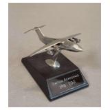British Aerospace 146-200 Desk Model Airplane with Stand, Metal