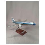 Eastern Airlines Boeing 757 Desk Model with Personalized Plaque, Unmarked Metal