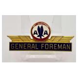 American Airlines General Foreman Badge