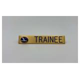 Eastern Air Lines 'Trainee' Bar Pin with Enamel Logo, Balfour Marked (Hockey Stick Era)
