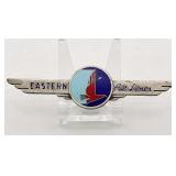Vintage Sterling Silver Eastern Airlines Pin - 1940s style