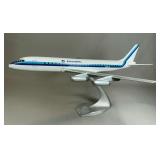 Vintage Eastern Airlines Douglas DC-8 Metal Model Airplane with Metal Stand