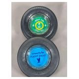 Goodyear Flight Eagle Ashtray Lot of Two Tire Ashtrays, Goodyear