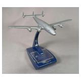 Eastern Air Lines Lockheed Constellation Cast Metal Desk Model Ashtray with Removable Cover (c. 1950s)