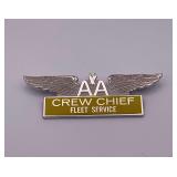Vintage American Airlines Crew Chief Fleet Service Pin
