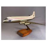 Westway models Cubana plane with wooden & metal stand