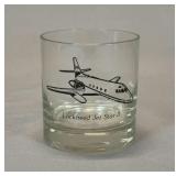 Lockheed Tumbler Glass Lockheed Jet Star II Artwork