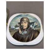Charles Lindbergh National History Plate Collector Plate Limited Edition (c. 1972)