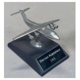 British Aerospace 146 Airplane Model on Stand, Diecast Metal