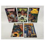 Lot of 5 Marvel X Men Comics
