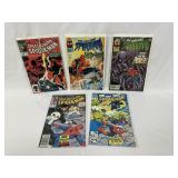 Lot of 5 Marvel Spiderman Comics