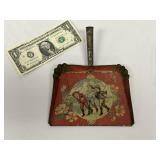 Victorian Child's Litho Toy Metal Dustpan