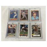 Lot of 6 Baseball Cards