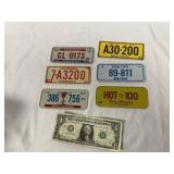 Mixed States Mini Licence Plates