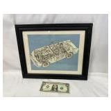 Wooden Frame Triumph Car Part Photo