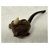 Interesting Vintage Bull Tobacco Pipe