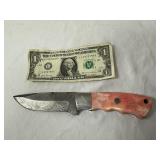 Damascus Fixed Blade Knife